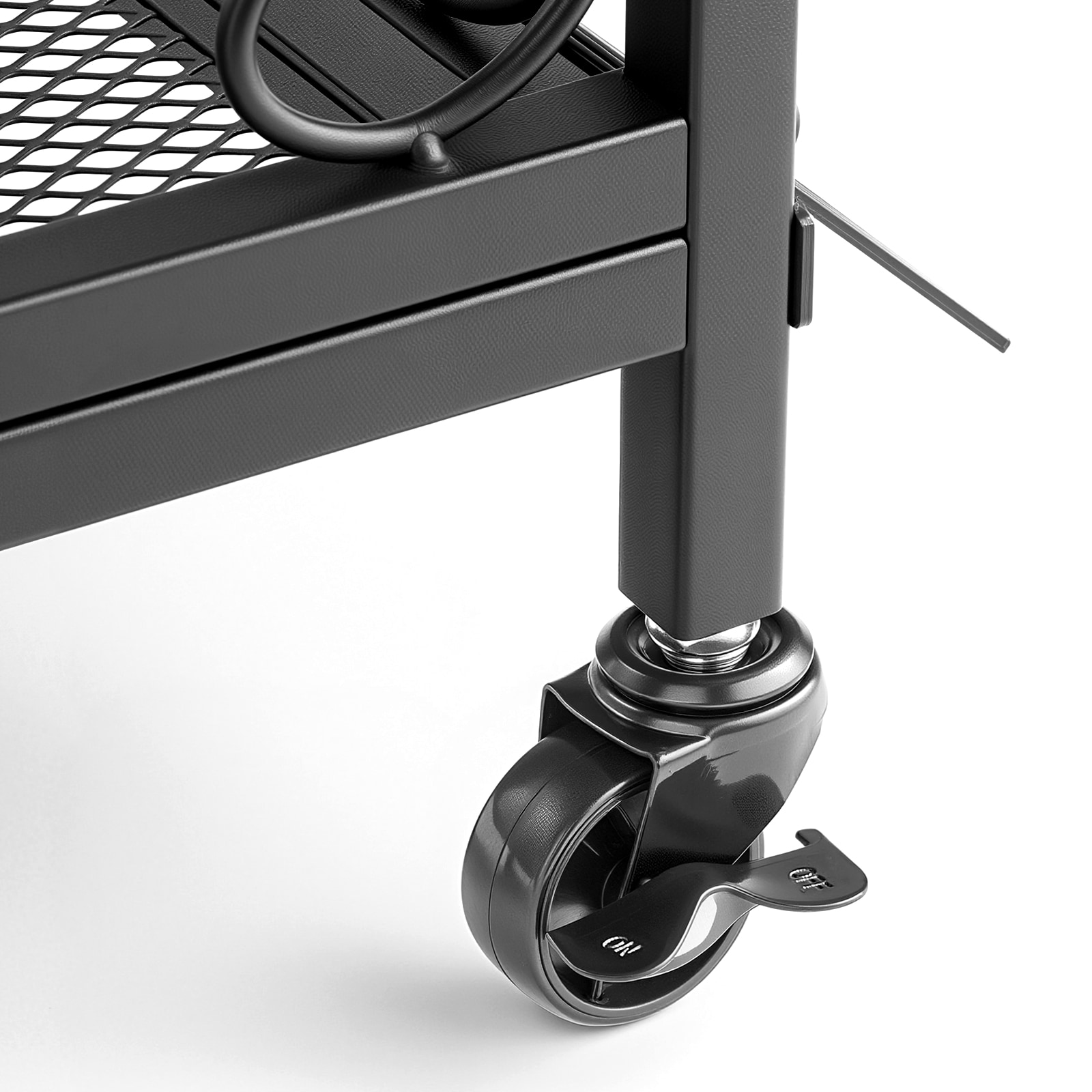 Fishing Rod Holder Storage Rack Cart With Wheels For Garage_voghion.com